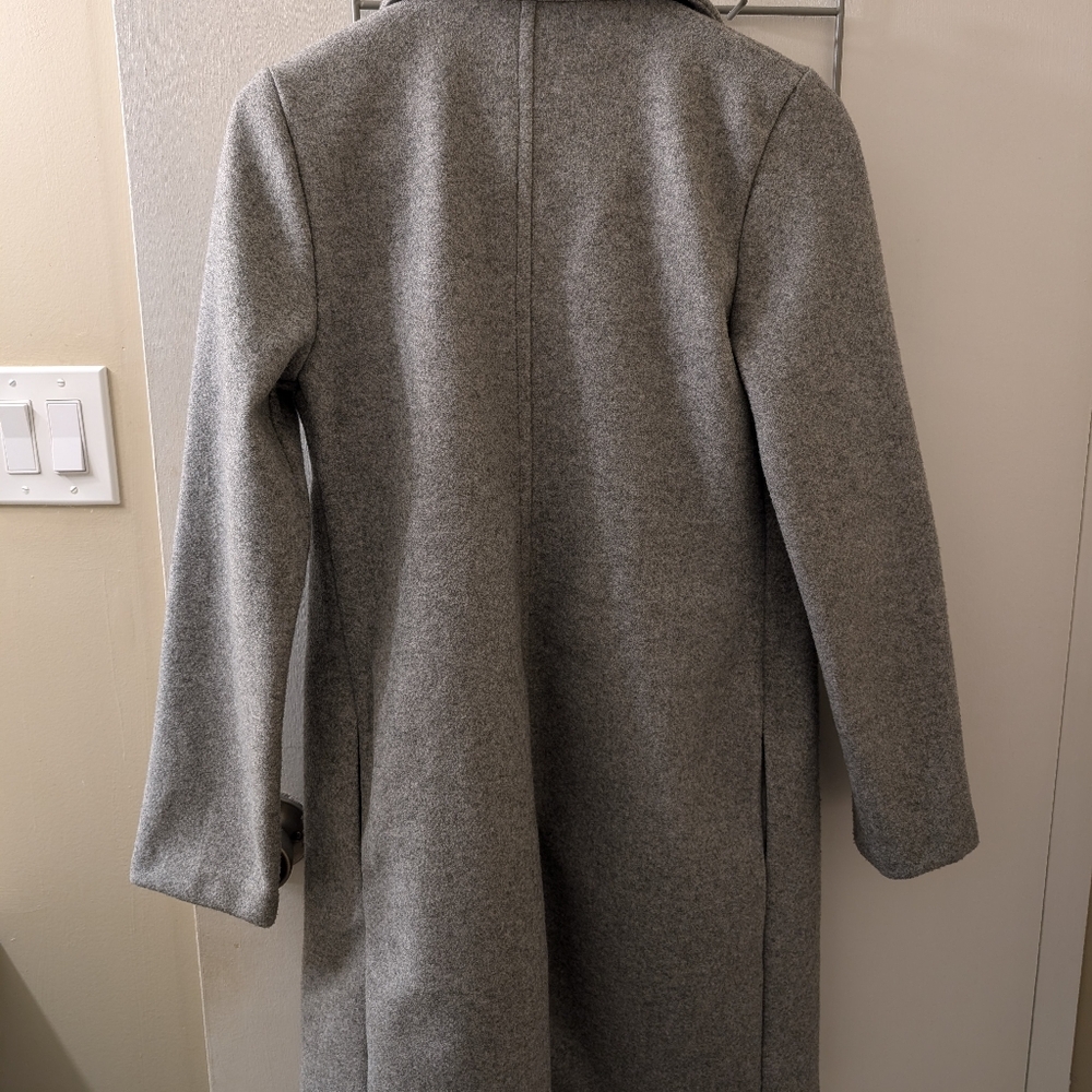 Zara coat soft lightweight grey